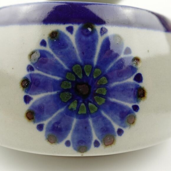 Ken Edwards Mexican Pottery Covered Casserole Pot with Lid Signed - Picture 6 of 15